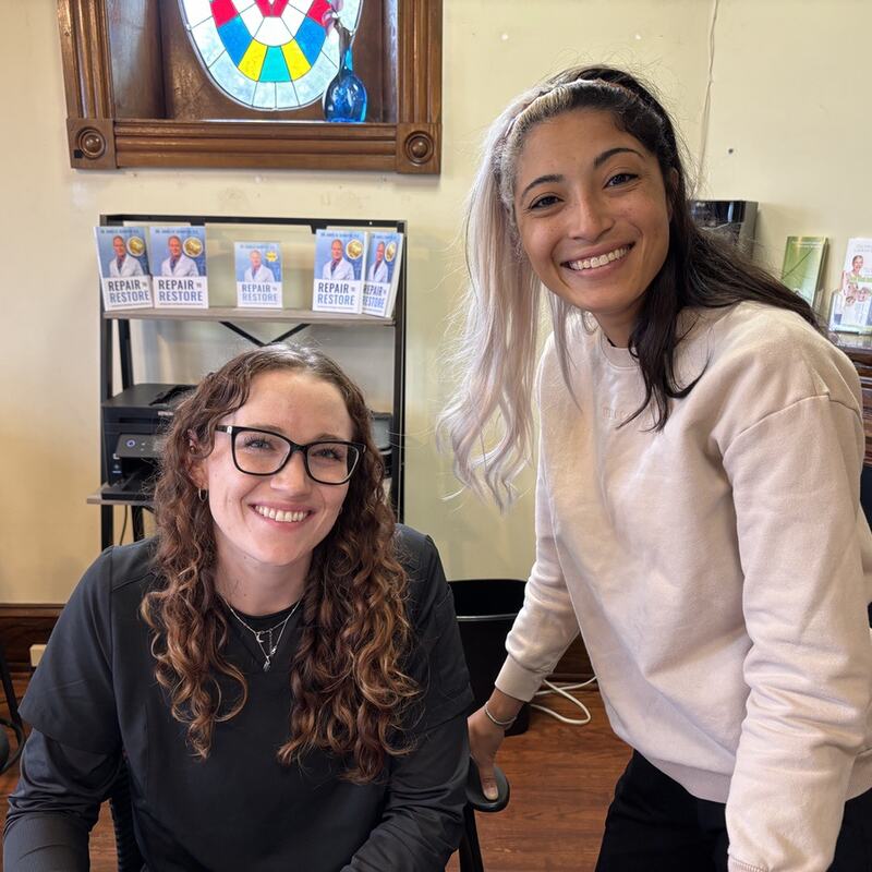 Two members of the Kimberton Brain & Body team in the clinic
